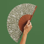 Carica l'immagine nel visualizzatore di Gallery, Ventaglio MEDITERRANEAN SOUL - 23 cm - Verde
