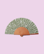 Carica l'immagine nel visualizzatore di Gallery, Ventaglio MEDITERRANEAN SOUL - 23 cm - Verde
