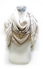Carica l'immagine nel visualizzatore di Gallery, 45735-k15 Foulard grande quadrato 110x110 motivo bandana
