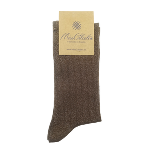 MissCalcetin Canna Bassa Brilli Brilli Cioccolato