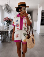 Carica l'immagine nel visualizzatore di Gallery, Completo Camicia e Short Stampati Colorati Estate
