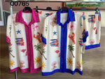 Carica l'immagine nel visualizzatore di Gallery, Completo Camicia e Short Stampati Colorati Estate
