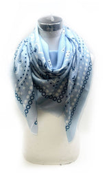 Carica l'immagine nel visualizzatore di Gallery, 45735-k15 Foulard grande quadrato 110x110 motivo bandana
