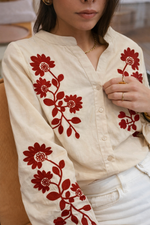 Carica l'immagine nel visualizzatore di Gallery, Camicia Maëva: Terracota / S/M
