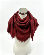 Carica l'immagine nel visualizzatore di Gallery, 5467354-K3/K23 Foulard quadrato in lana con motivo paisley
