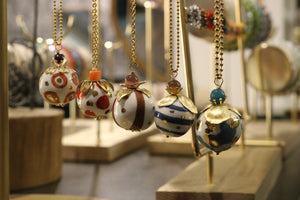 Collana ceramica palline