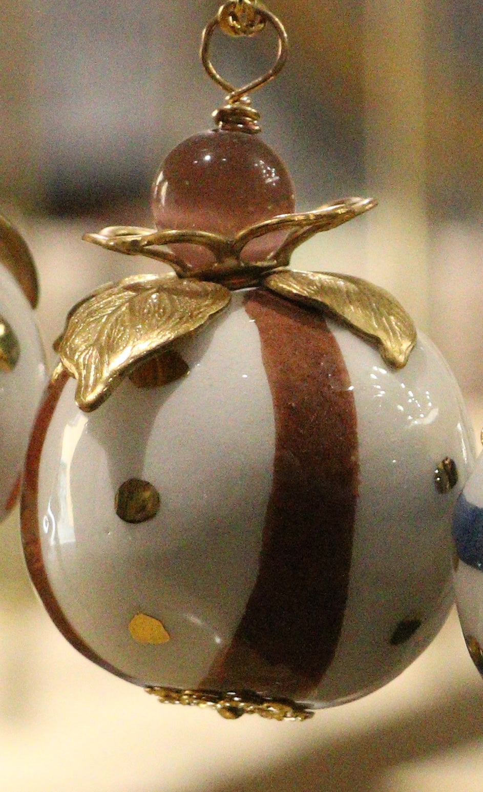 Collana ceramica palline