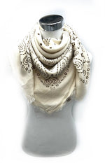 Carica l'immagine nel visualizzatore di Gallery, 5467354-K3/K23 Foulard quadrato in lana con motivo paisley
