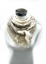 Carica l'immagine nel visualizzatore di Gallery, 5467354-K3/K23 Foulard quadrato in lana con motivo paisley
