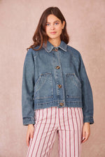 Carica l'immagine nel visualizzatore di Gallery, VERSAILLES – Giacca di jeans 100% cotone
