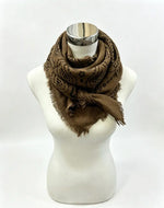 Carica l'immagine nel visualizzatore di Gallery, 5467354-K3/K23 Foulard quadrato in lana con motivo paisley
