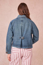 Carica l'immagine nel visualizzatore di Gallery, VERSAILLES – Giacca di jeans 100% cotone
