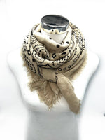 Carica l'immagine nel visualizzatore di Gallery, 5467354-K3/K23 Foulard quadrato in lana con motivo paisley
